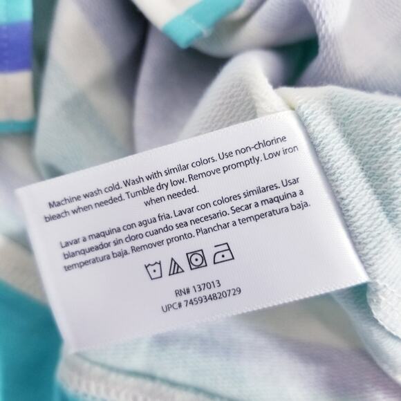 WILDFOX Blue Stripes Super Soft Sweatshirt & Short Lounge Co-Ord Sets - Picture 5 of 5